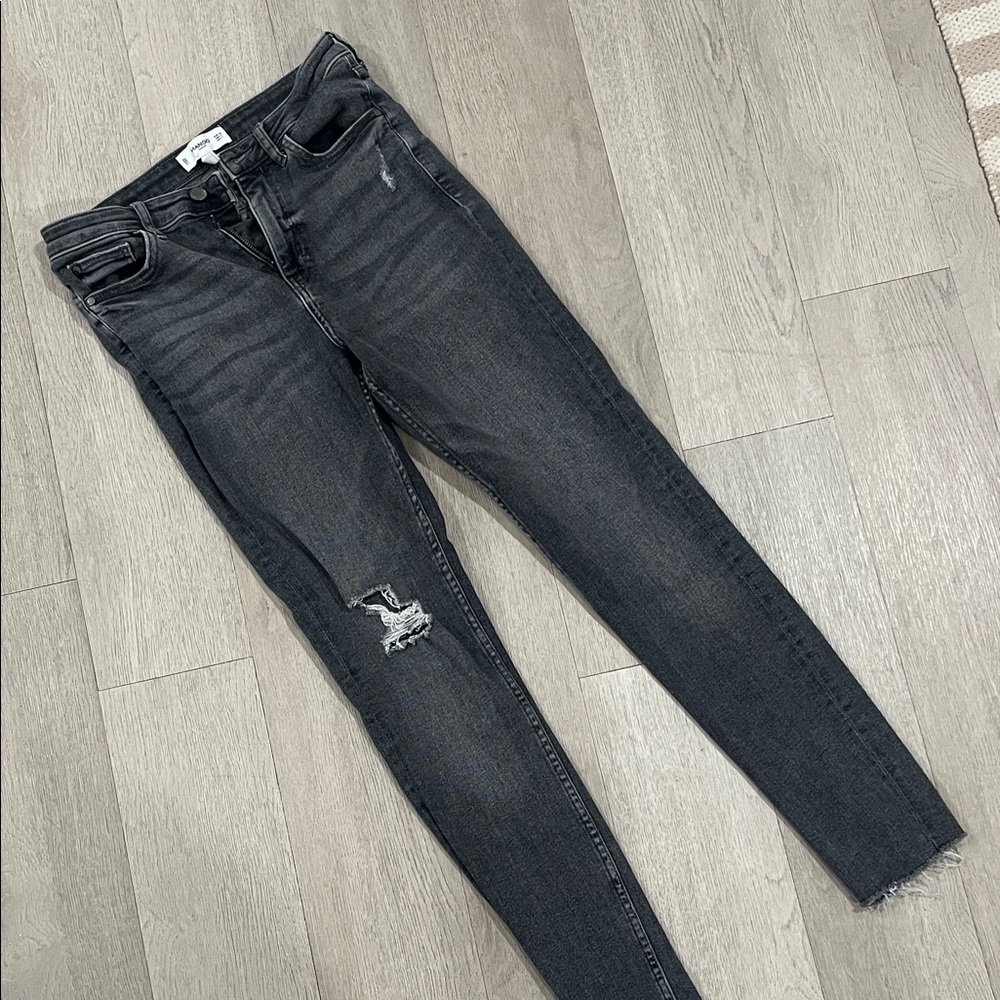 Mango Women's Dark Gray Skinny Jeans